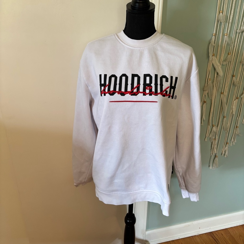 White Hoodrich Sweatshirt